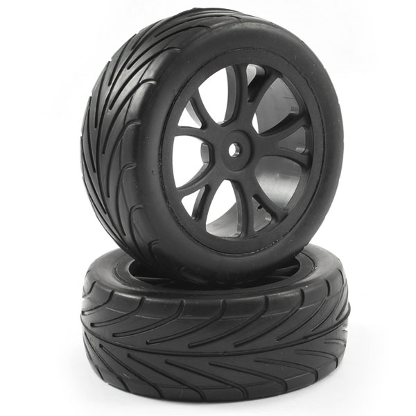 image FASTRAX 1/10TH MOUNTED ARROW BUGGY FRONT TYRES 10-SPOKE - Image 1
