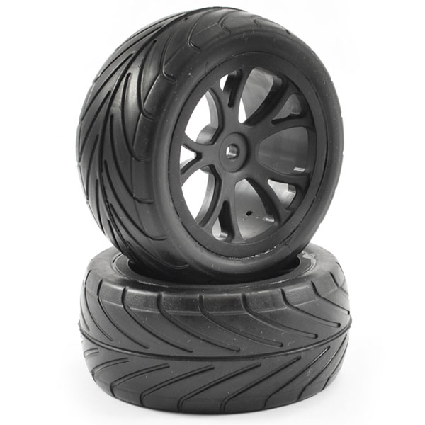 image FASTRAX 1/10TH MOUNTED ARROW BUGGY REAR TYRES 10-SPOKE - Image 1