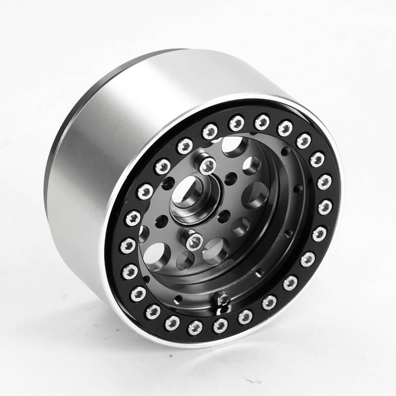 image FASTRAX ALUMINIUM BEADLOCK T12 1.9" WHEELS - GREY (4PC) - Image 1