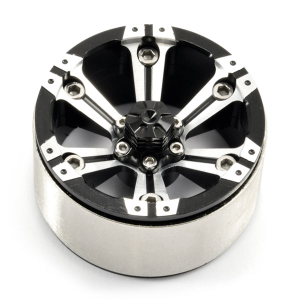 image FASTRAX 1.9" HEAVY DUTY SPLIT 6-SPOKE ALLOY BEADLOCK WHEELS (x2) - Image 1