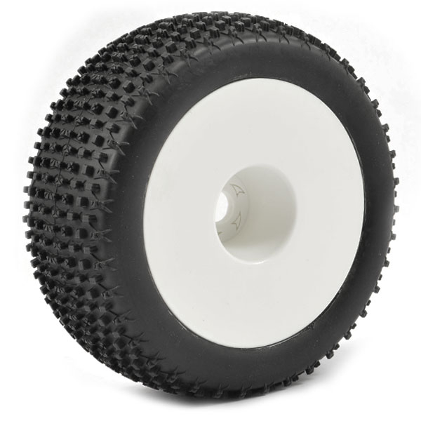 image FASTRAX 1/8 TRUGGY X-BLOCK MTD ON WHITE DISHED 1/2"OFFSET(PR) - Image 1