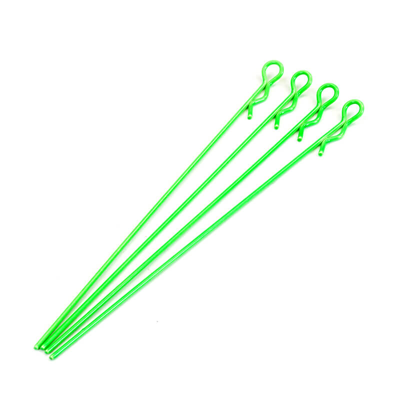 image Fastrax Small Fluorescent Green Long Body Pin 1/10th - Image 1