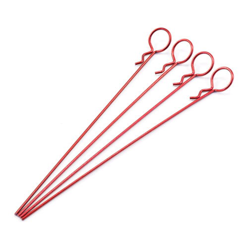 image Fastrax Small Metallic Red Long Body Pin 1/10th (4) - Image 1