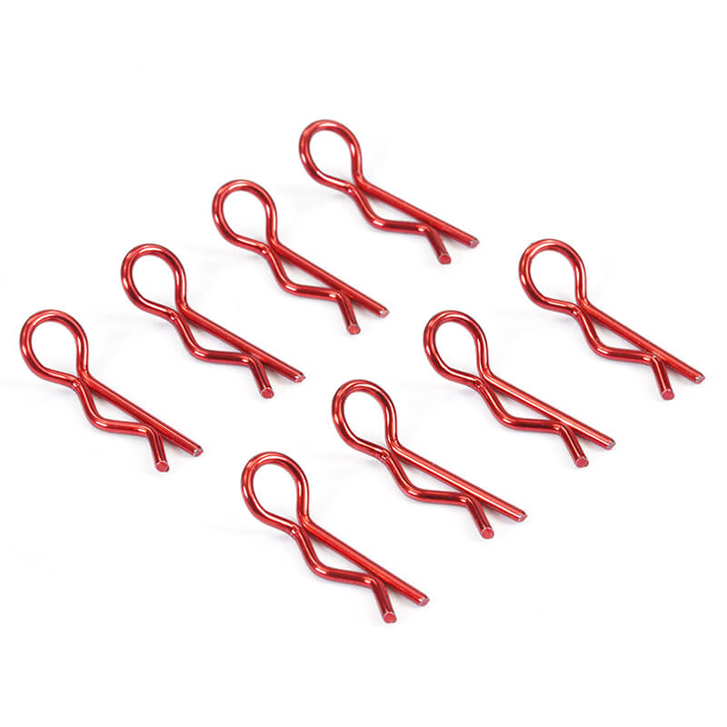 image Fastrax Metallic Red Small Clips - Image 1