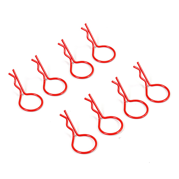 image Fastrax Fluorescent Red Large Clips - Image 1