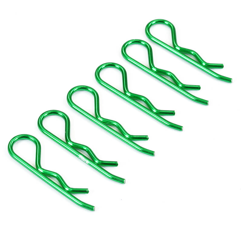 image Fastrax Metallic Green Large Clips - Image 1