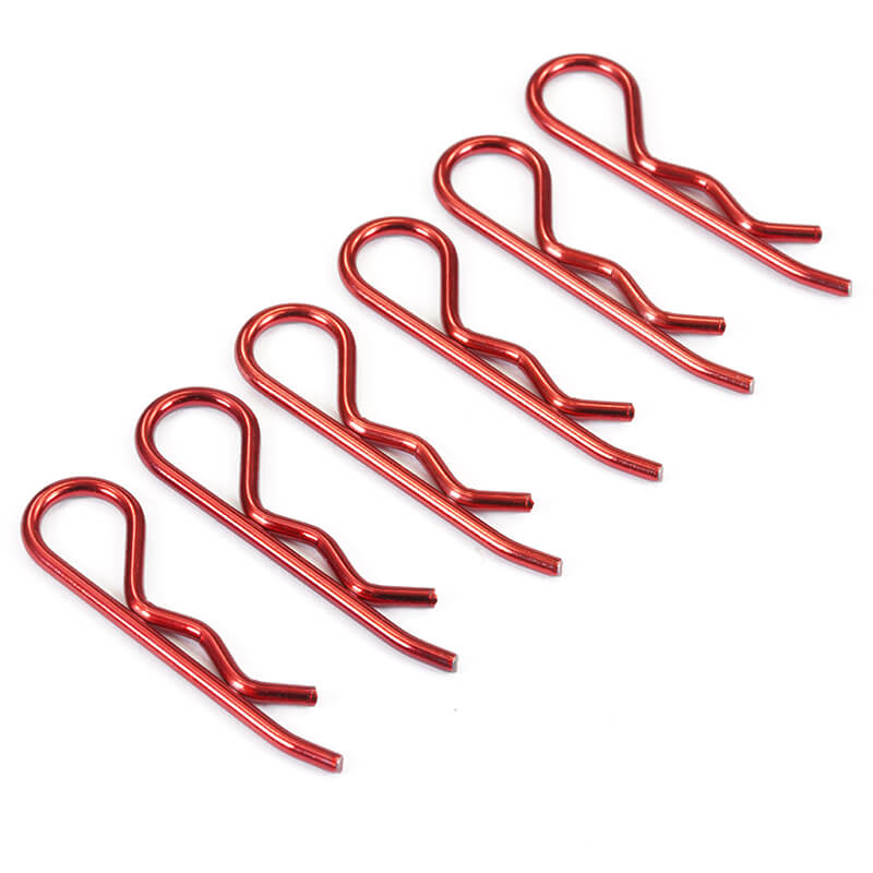image Fastrax Metallic Red Large Clips - Image 1