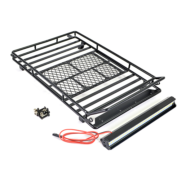 image FASTRAX ROOFTOP LUGGAGE RACK W/LED LIGHT BAR (230X143X25MM) - Image 1