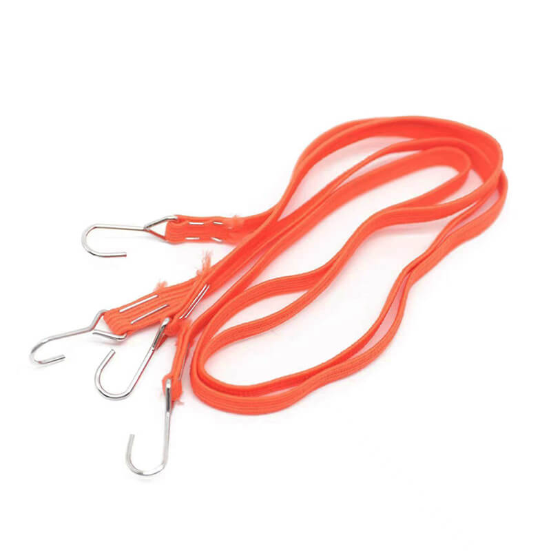 image FASTRAX LUGGAGE BUNGEE STRAP 2PC w/HOOKS 400MM - ORANGE - Image 1