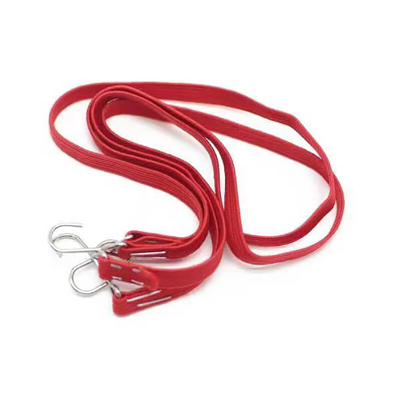 image FASTRAX LUGGAGE BUNGEE STRAP 2PC w/HOOKS 400MM - RED - Image 1