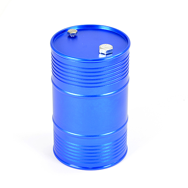 image FASTRAX ALUMINIUM ANODISED OIL DRUM W/REMOVABLE LID - BLUE - Image 1