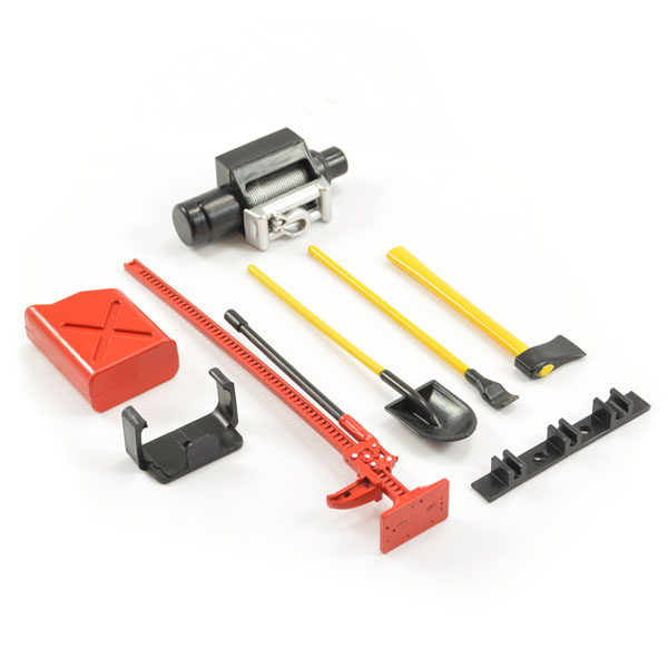 image FASTRAX SCALE 6-PIECE TOOL SET RED/YELLOW PAINTED - Image 1