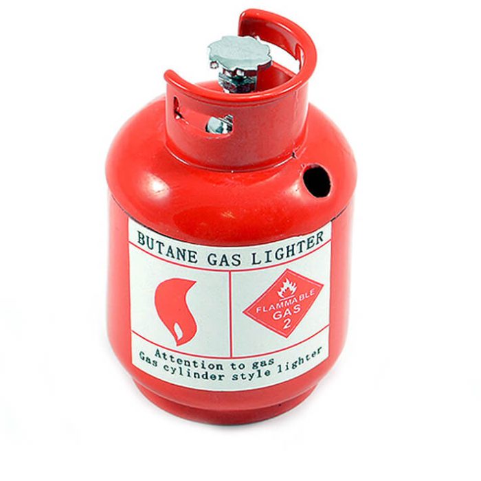 FASTRAX SCALE PAINTED ALLOY GAS BOTTLE RED - Image 1