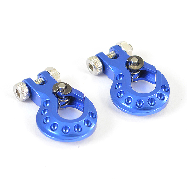 image FASTRAX DELUXE ALUMINIUM WINCH HOOK (2PC) - BLUE - Image 1