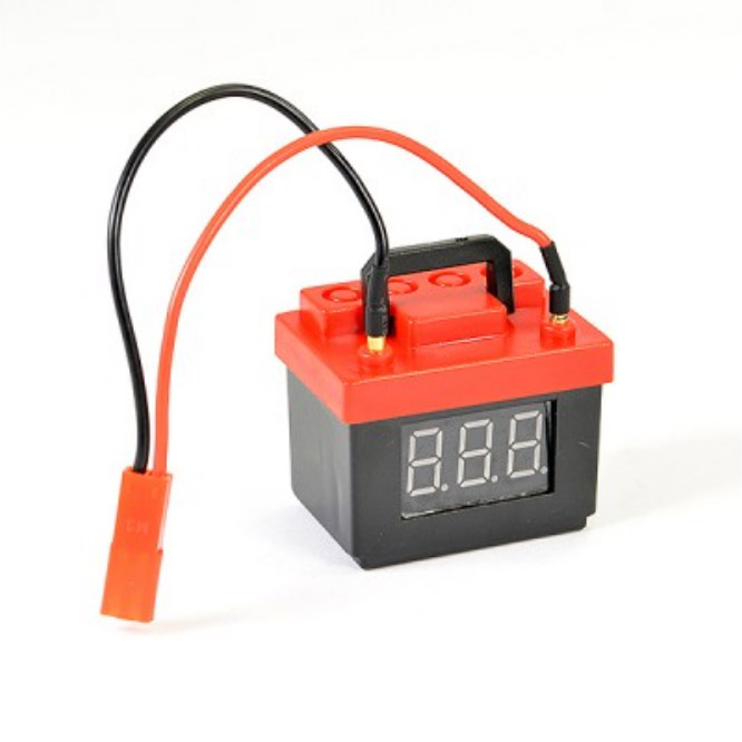 image FASTRAX SCALE LIPO BATTERY BOX VOLTAGE CHECKER/ALARM 2S/3S - Image 1