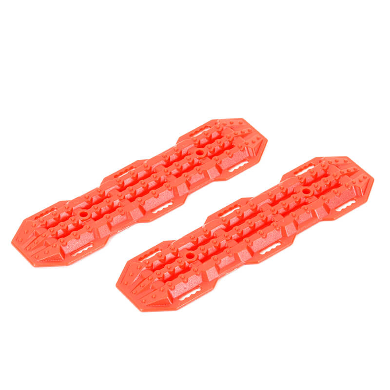 image FASTRAX 1/10 SCALE RUBBER RED RECOVERY RAMPS FOR CRAWLER - Image 1