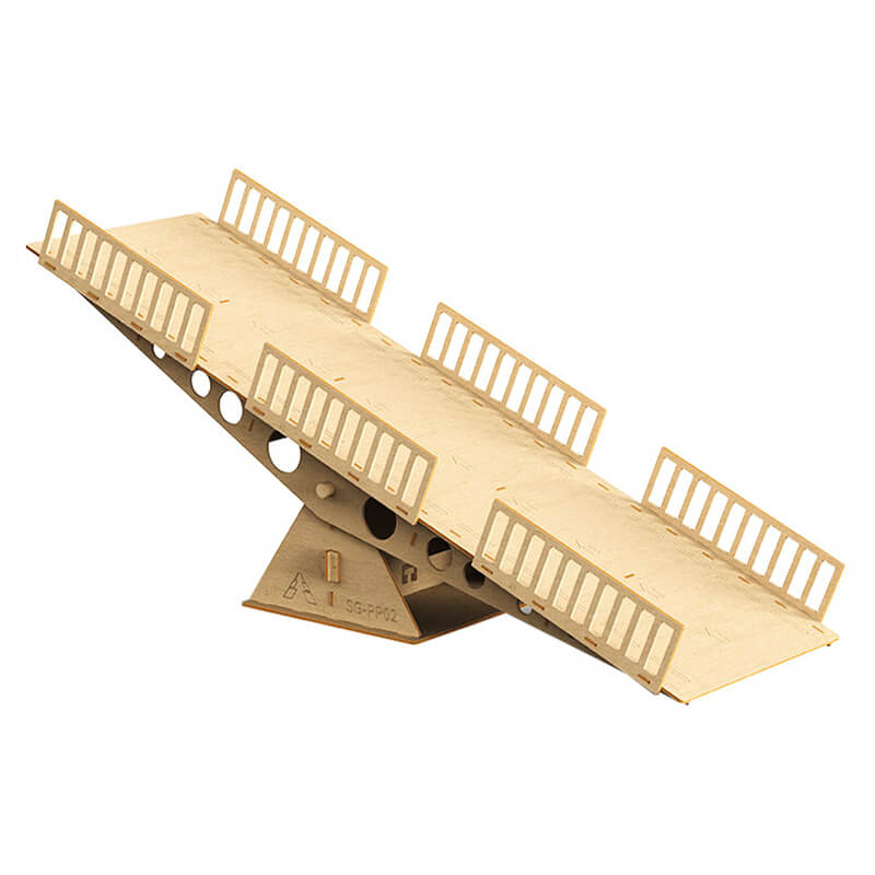 image FASTRAX WOOD BOARD CLIMBING SEE/SAW 60x18.5x26.2cm - Image 1