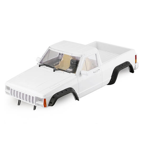 image FASTRAX 1/10 ROCKEE PICK-UP & INTERIOR HARDBODY 313mm - WHITE - Image 1