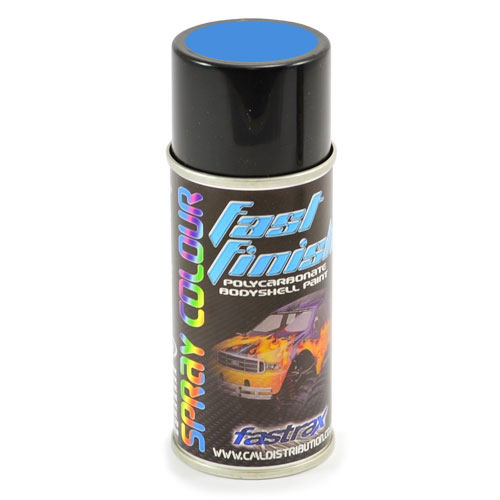 image Fastrax Fast Finish Stratos Blue Spray Paint 150ML - Image 1