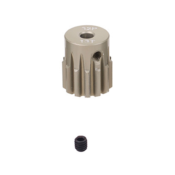 image FASTRAX 32DP 15T ALUMINIUM 7075 PINION GEAR (3.2mm SHAFT) - Image 1