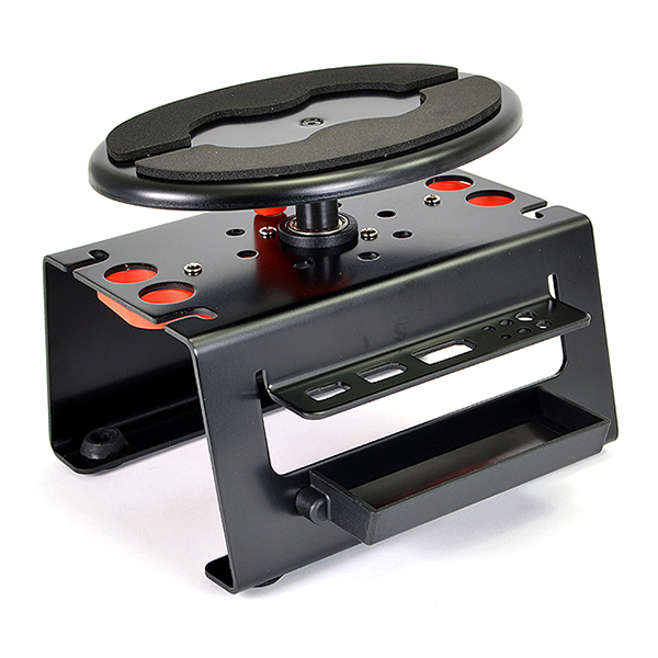 image FASTRAX DELUXE ALUM LOCKING ROTATING MAINTENANCE STAND - BLACK - Image 1