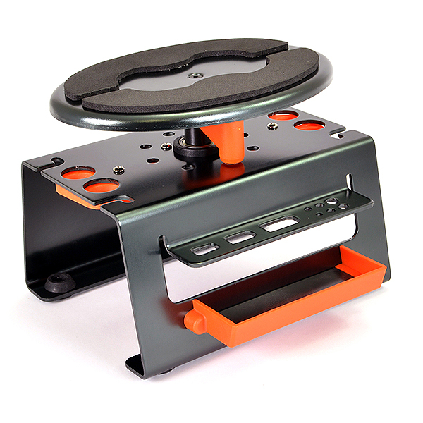 image FASTRAX DELUXE ALUM LOCKING ROTATING MAINTENANCE STAND - GREY - Image 1