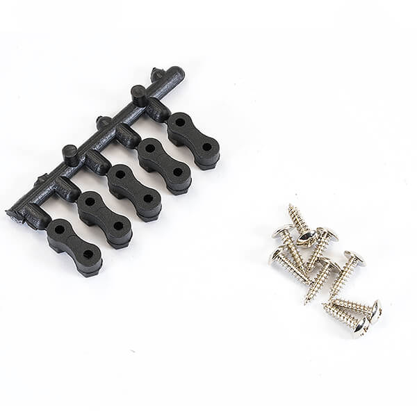 image FASTRAX BLACK SERVO MOUNTS w/HARDWARE - Image 1