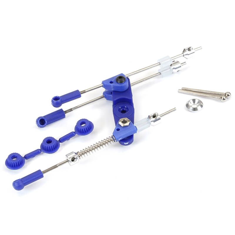 image Fastrax Pre-Assembled Throttle/Brake Linkage Set Blue - Image 1