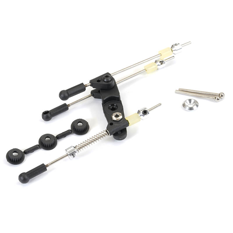 image Fastrax Pre-Assembled Throttle/Brake Linkage Set Black - Image 1