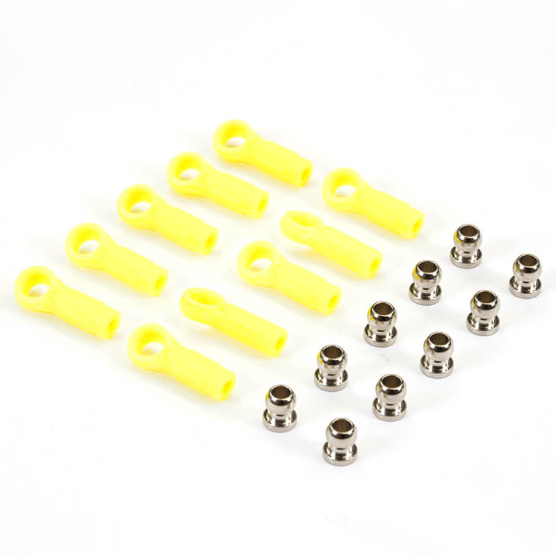 image Fastrax Yellow Small Rose Ball Joints - Image 1