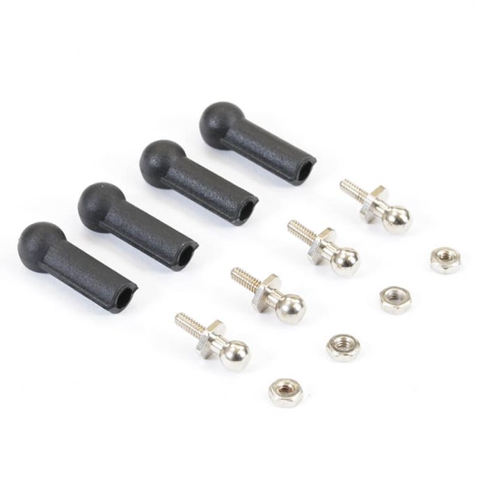 Fastrax Ball Cups (4) Black W/Ball Studs - Image 1