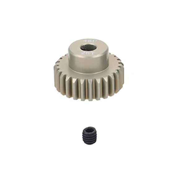 image FASTRAX 48DP 26T ALUMINIUM 7075 PINION GEAR - Image 1