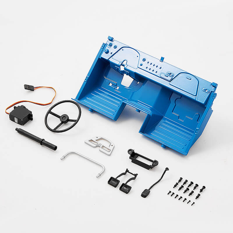 image FMS 1:10 11035 STEERING WHEEL AND INSTRUMENT PANEL SET - Image 1