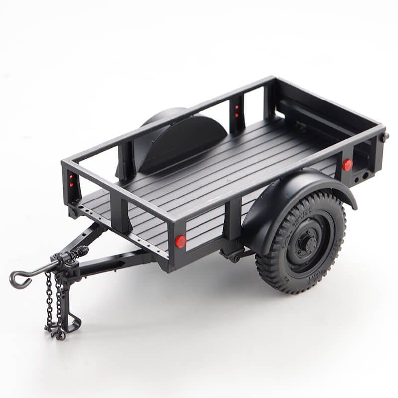 image FMS 1:18 / 1:12 UTILITY TRAILER C BLACK - Image 1