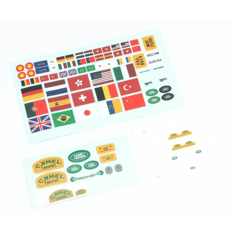 image FMS FCX24M 12483 RANGE ROVER FIRST-GENERATION CAR BODY DECAL - Image 1