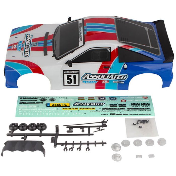 TEAM ASSOCIATED APEX 2 SPORT RALLY A550 BODY PAINTED - Image 1
