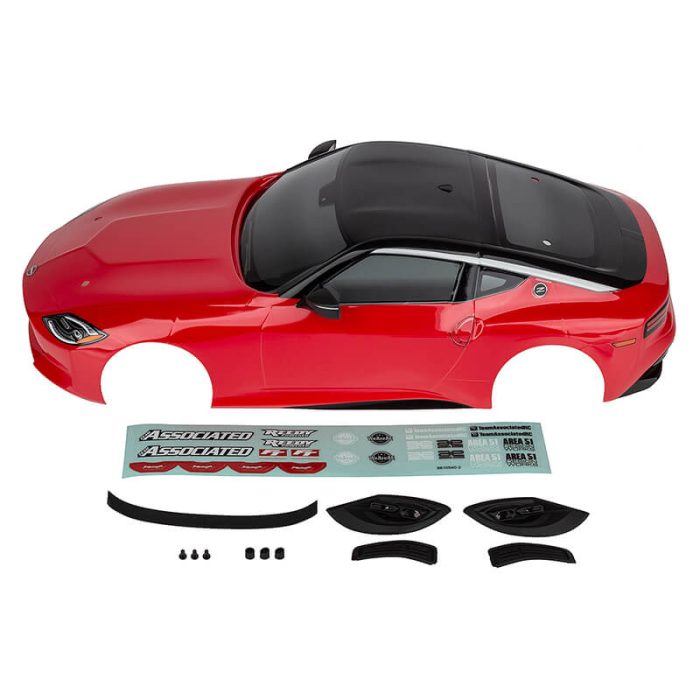 TEAM ASSOCIATED APEX 2 SPORT NISSAN Z BODY SET PASSION RED - Image 1