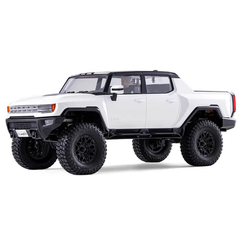 image FMS FCX18 1/18 HUMMER EV RTR WHITE - Image 1