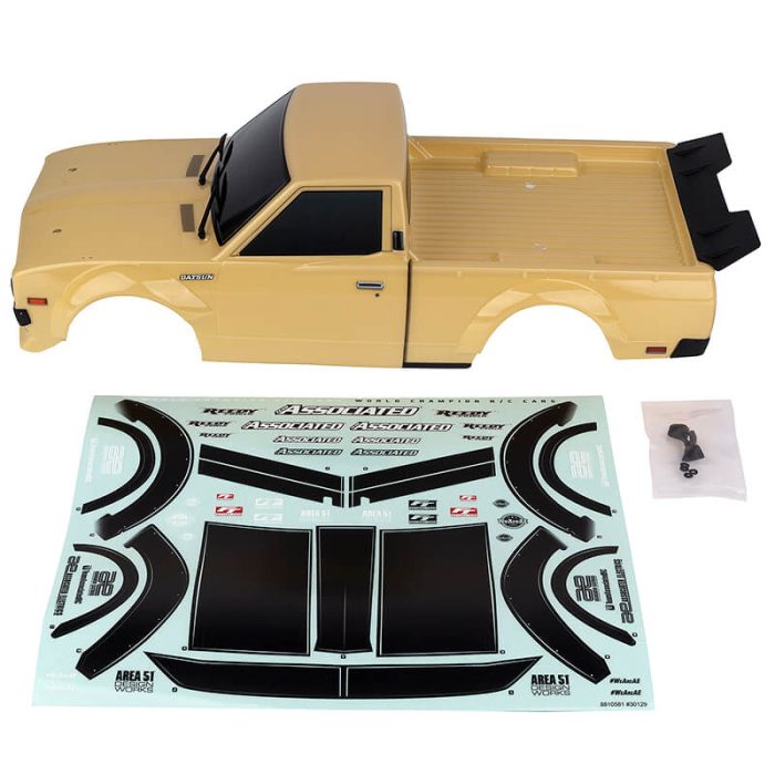 TEAM ASSOCIATED APEX 2 SPORT DATSUN 620 BODYSET PAINTED TAN - Image 1