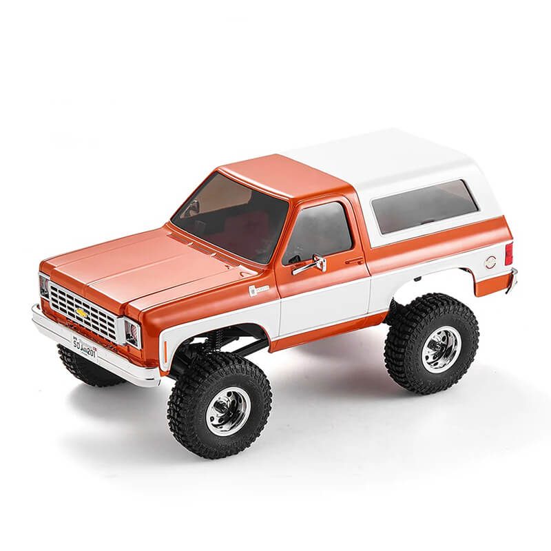 image FMS 1/24TH CHEVROLET K5 BLAZER 4WD RTR - ORANGE - Image 1
