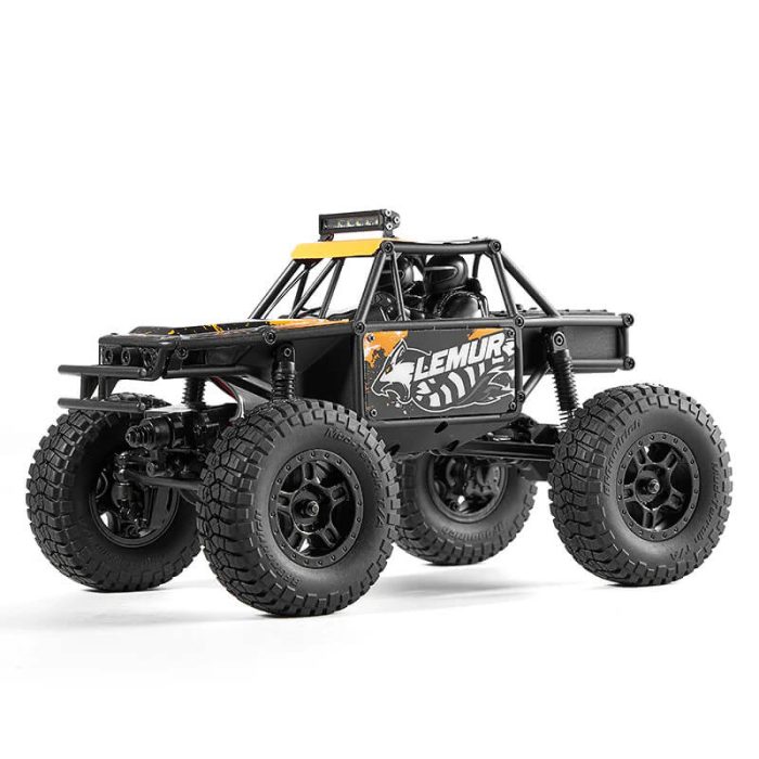 FMS FCX24 1/24TH LEMUR SCALER RTR - ORANGE - Image 1