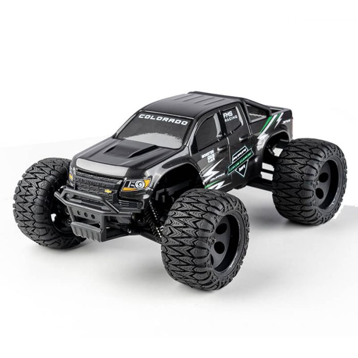 FMS FMT24 1/24TH CHEVROLET COLORADO TRUCK RTR - BLACK - Image 1