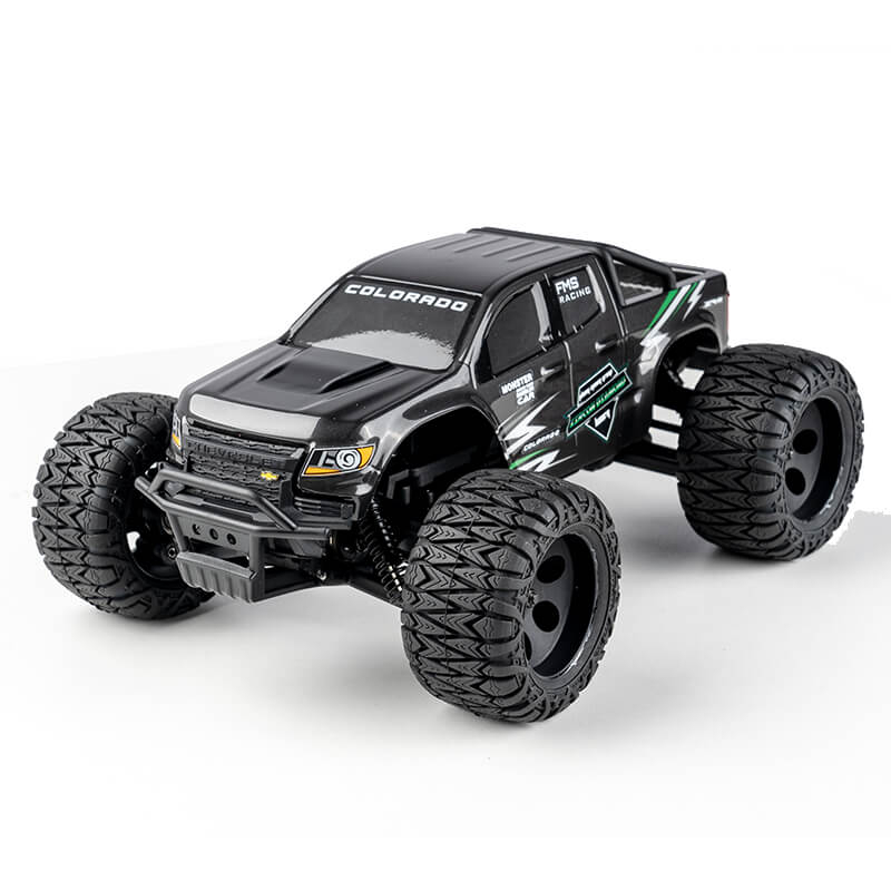 image FMS FMT24 1/24TH CHEVROLET COLORADO TRUCK RTR - BLACK - Image 1