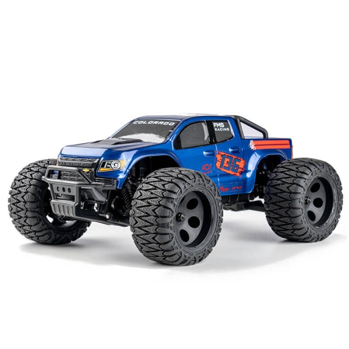 FMS FMT24 1/24TH CHEVROLET COLORADO TRUCK RTR - BLUE - Image 1