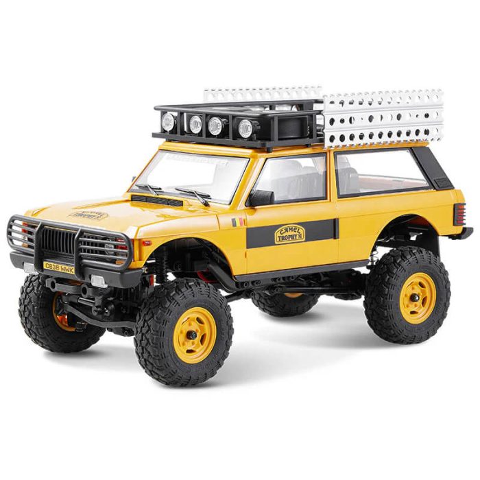 FMS 1/24TH RANGE ROVER FIRST GENERATION RTR YELLOW - Image 1