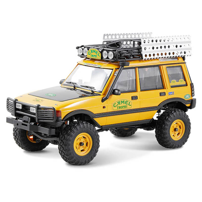 image FMS 1/24TH LAND ROVER DISCOVERY FIRST GEN RTR YELLOW - Image 1