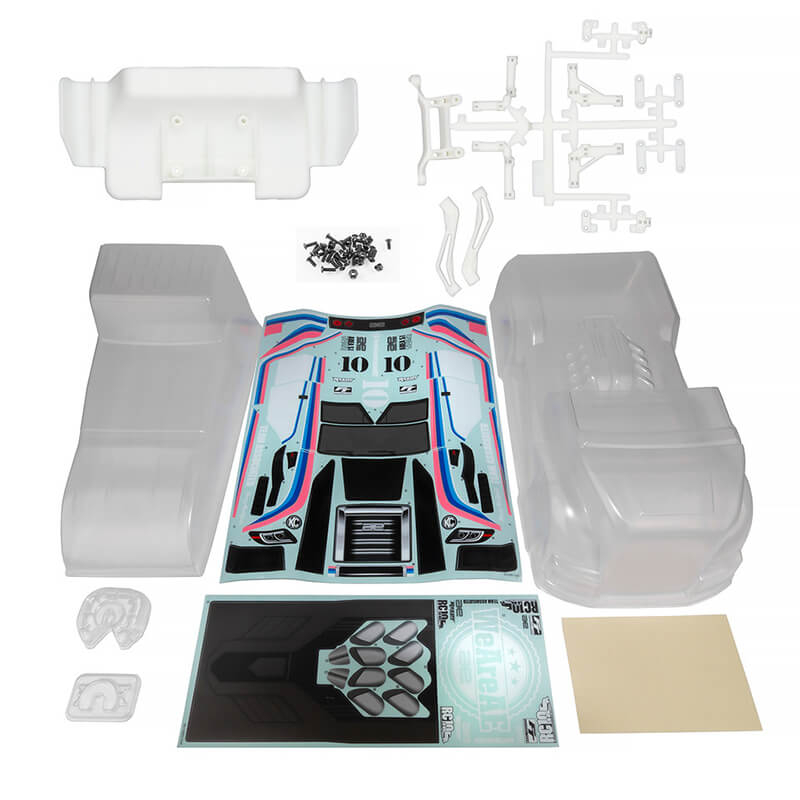 image TEAM ASSOCIATED 6x6 BODY SET CLEAR - Image 1
