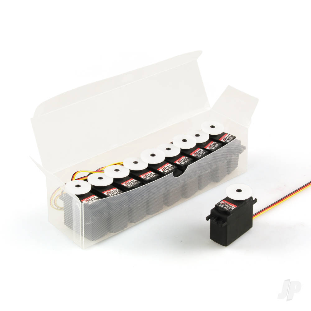 HS-422 Standard Analogue Cored Servo 45.5g 4.1kg/0.16s 4.8V - 6.0V (Bulk 10 pcs) image_JP-2213250
