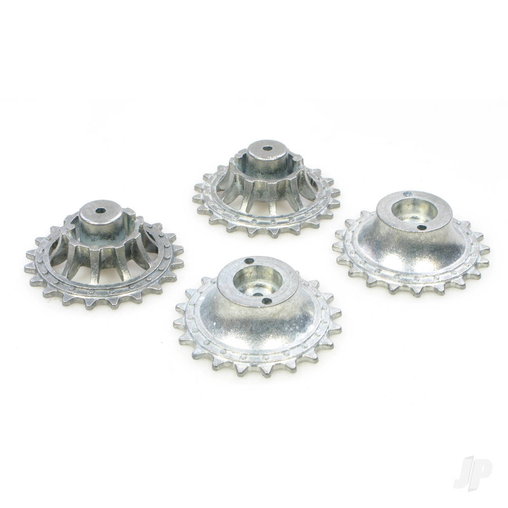 German Tiger I/Panther Metal Drive Wheels (Pair) (for HLG3818 / 3819) image_JP-4401001