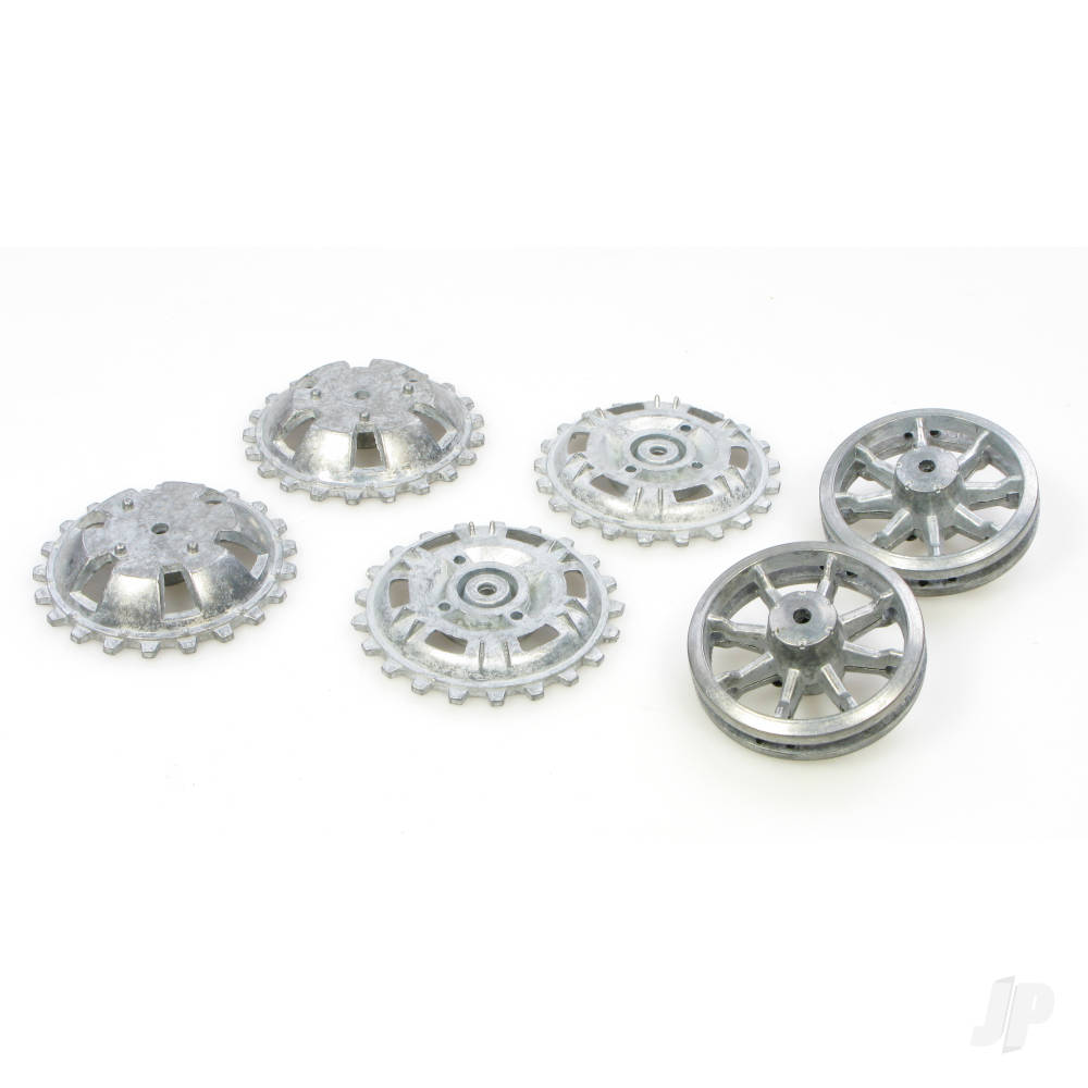 German Panzer III/Tauch/Stug Drive/Idler Wheels (Set) (for HLG3848 / 3849 / 3868) image_JP-4401004